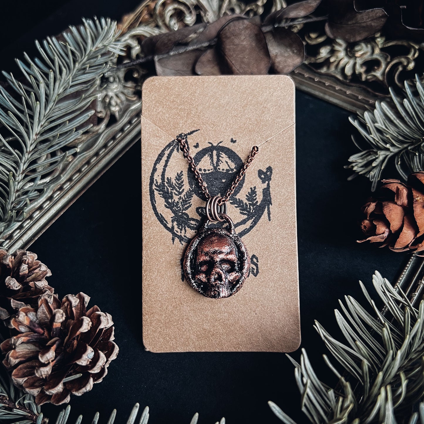 Skull Coin Necklace