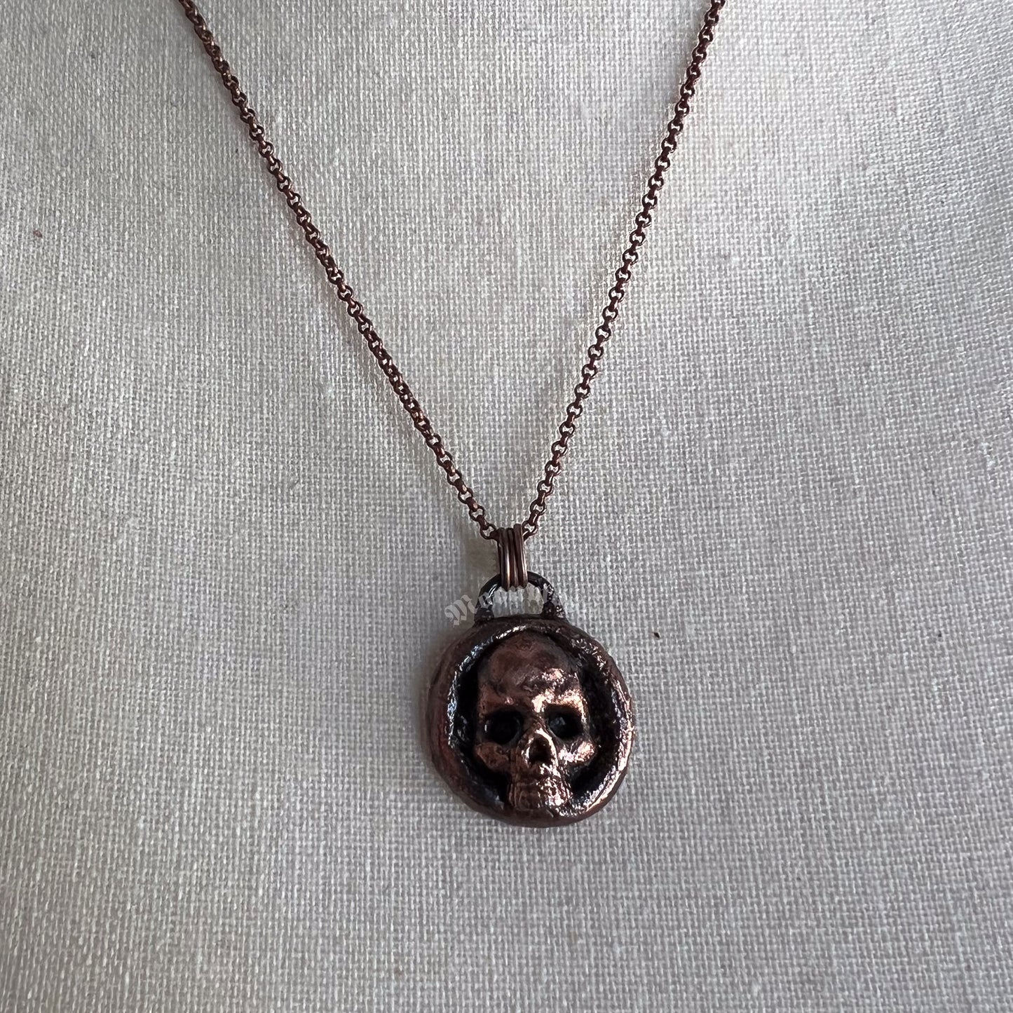 Skull Coin Necklace