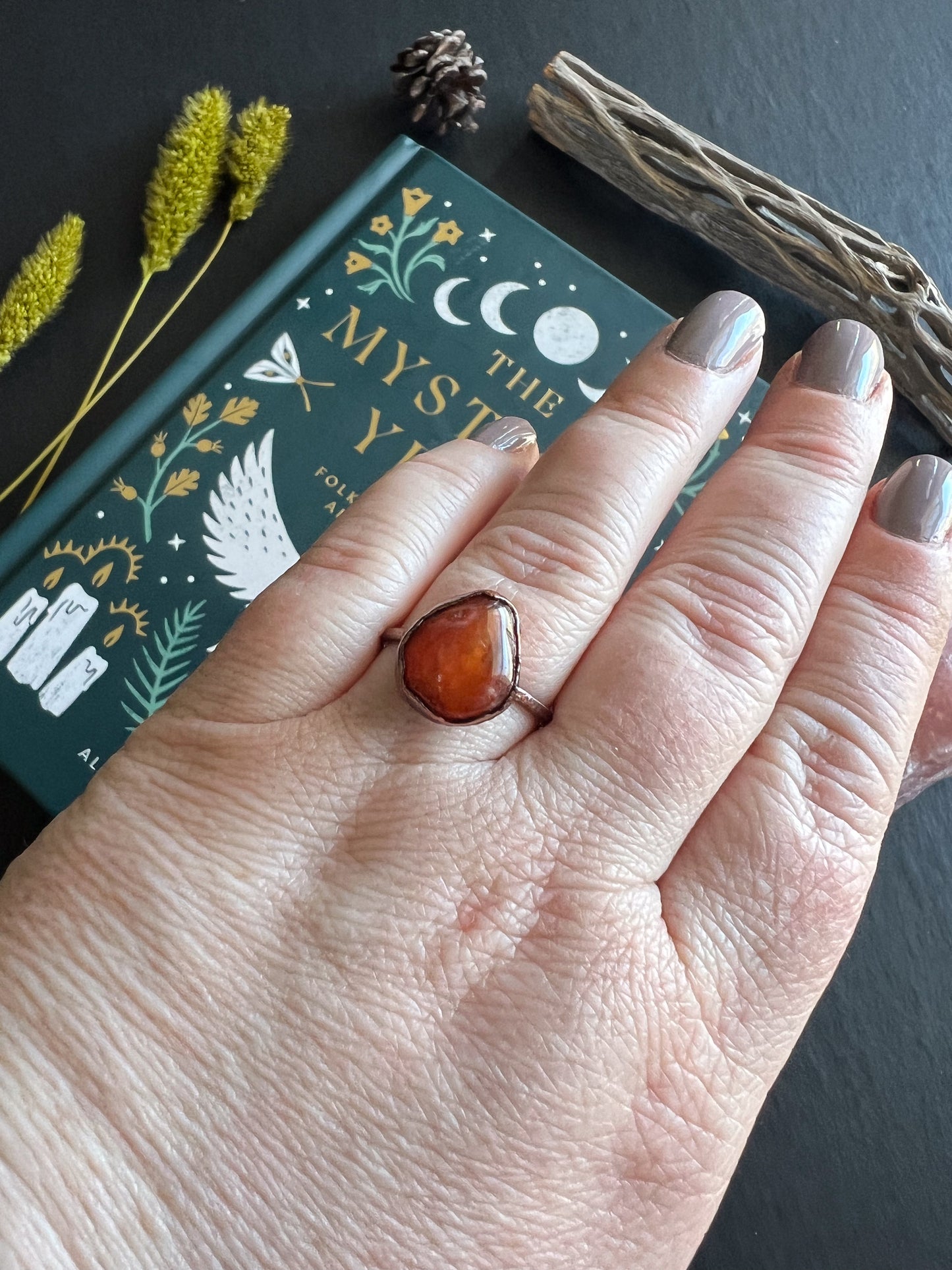 Carnelian Ring Size 9