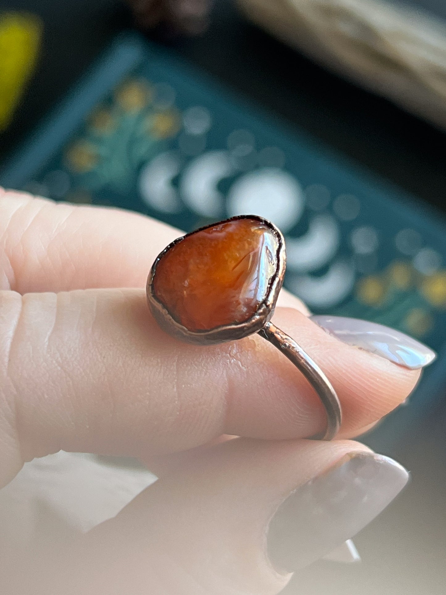 Carnelian Ring Size 9