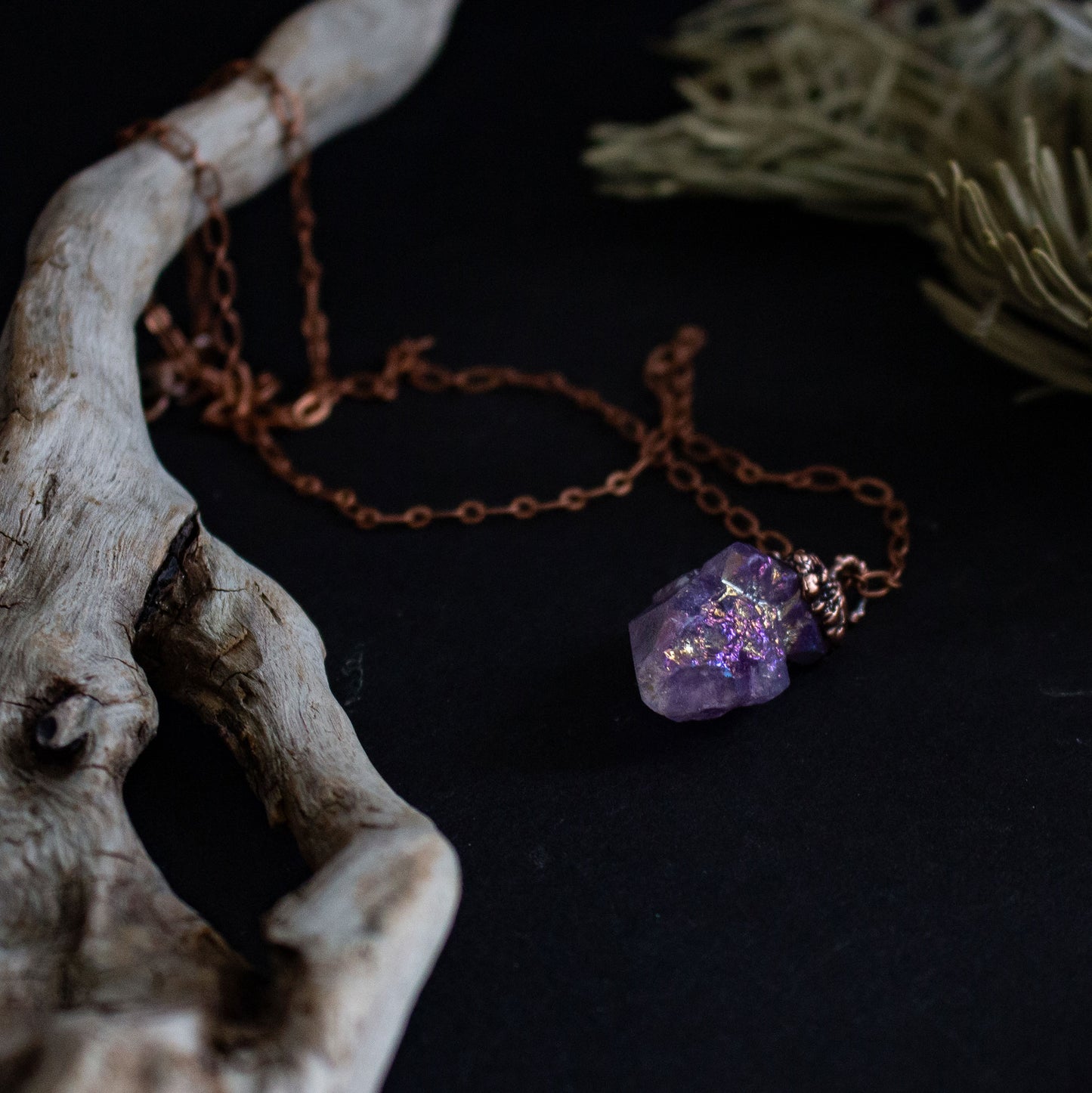 Aura Amethyst Necklace