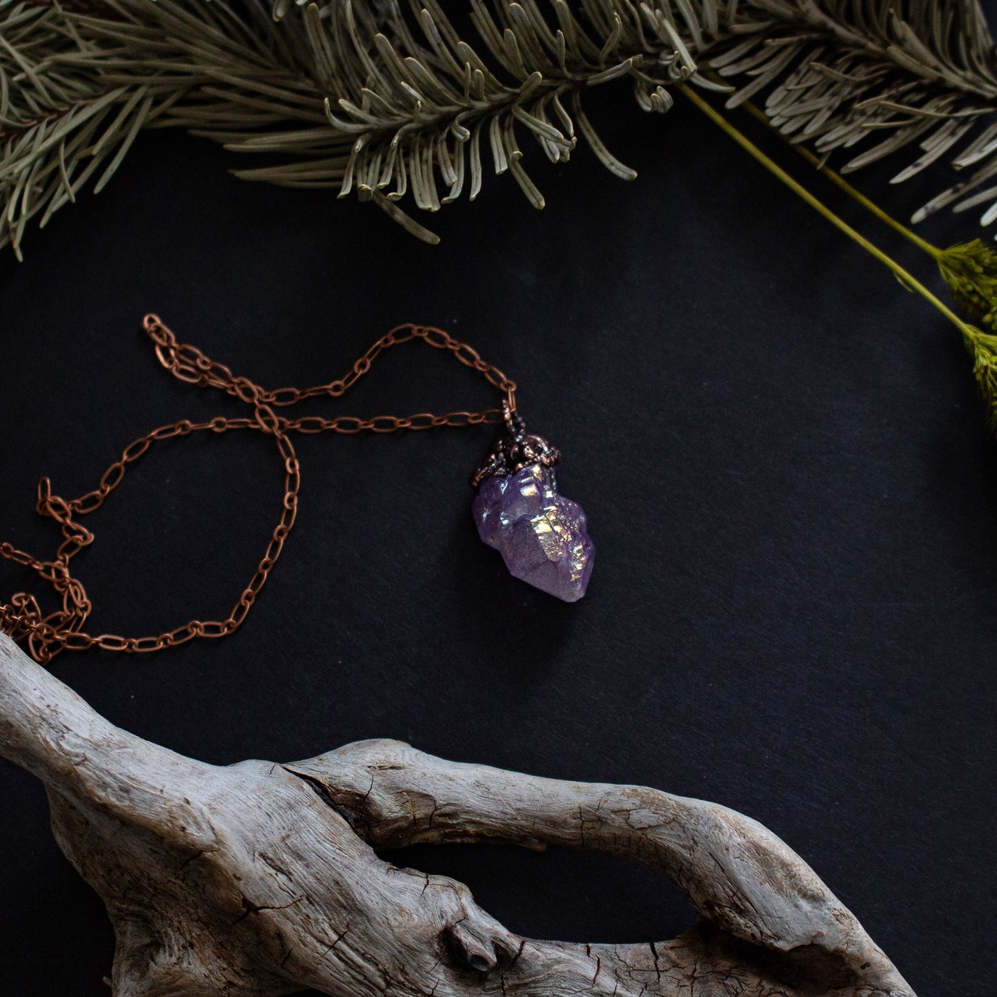 Aura Amethyst Necklace