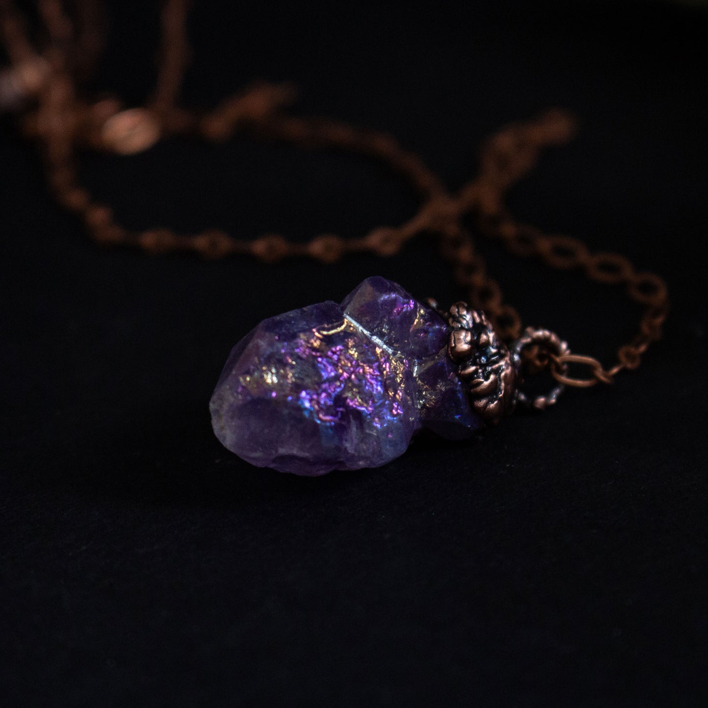 Aura Amethyst Necklace