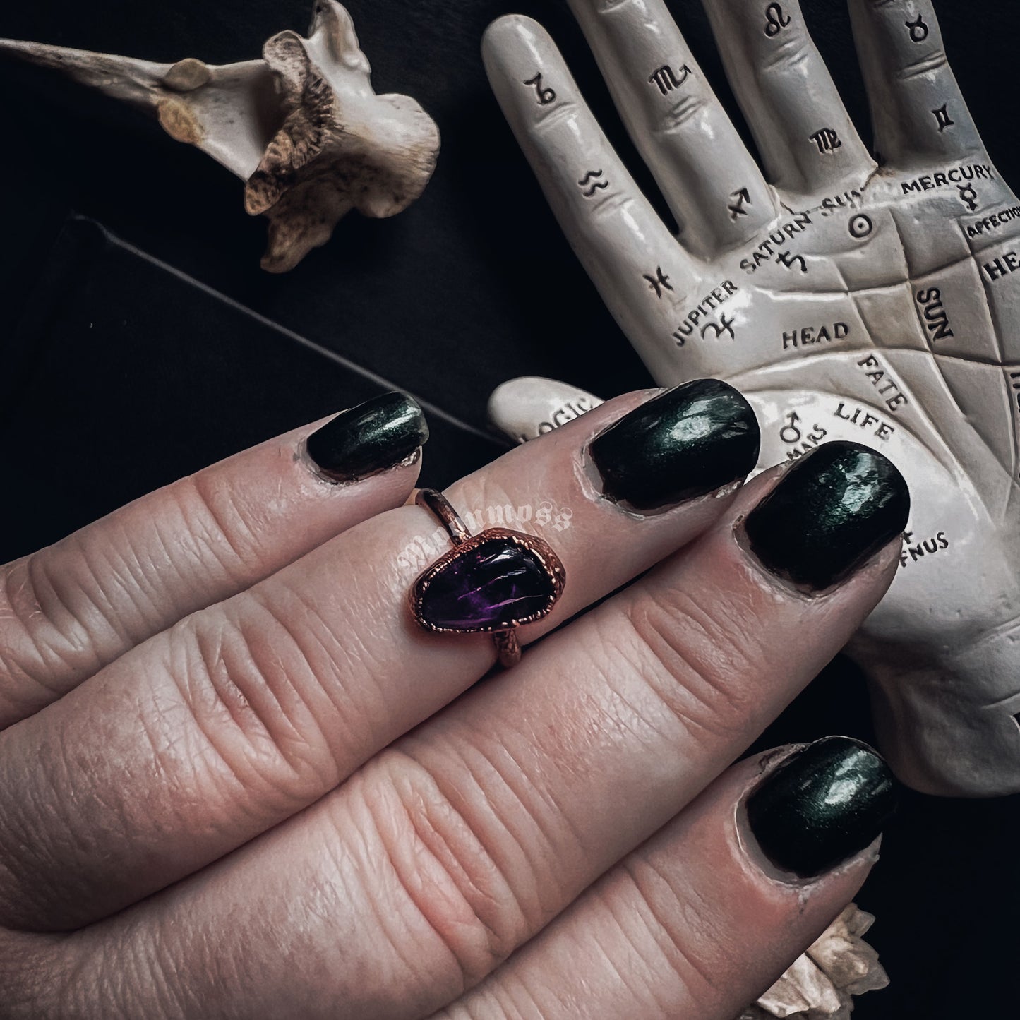 Amethyst Ring Size 3.5