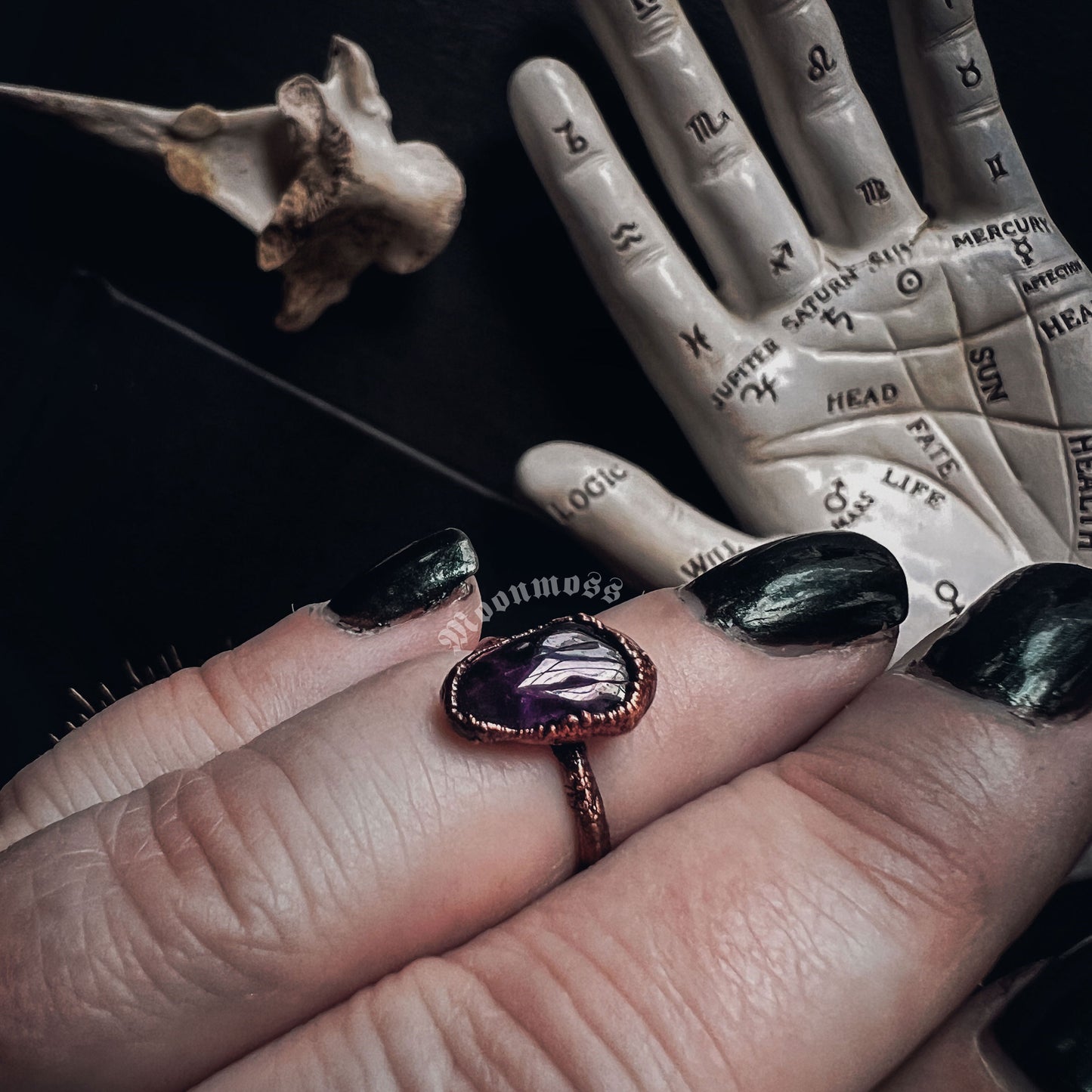 Amethyst Ring Size 3.5