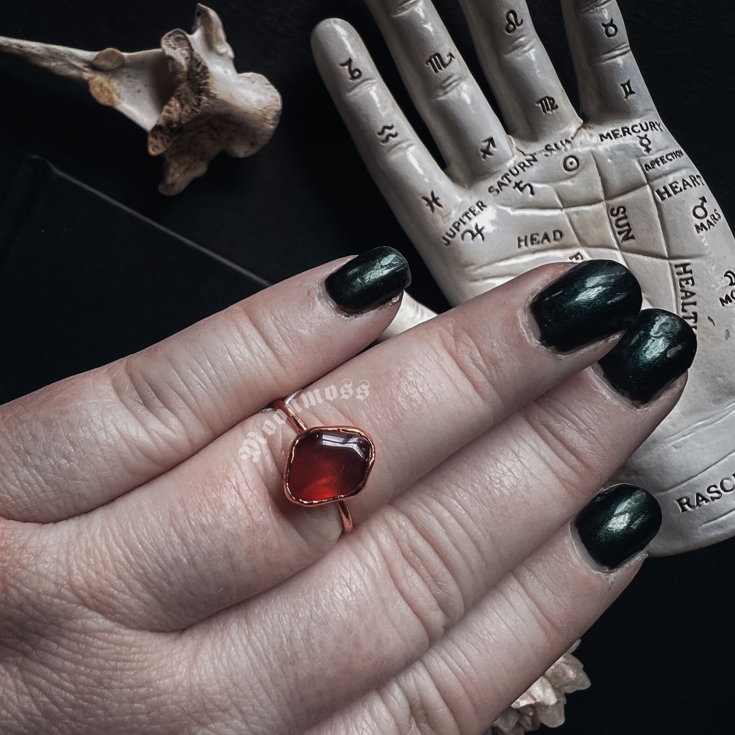 Carnelian Ring Size 6.75