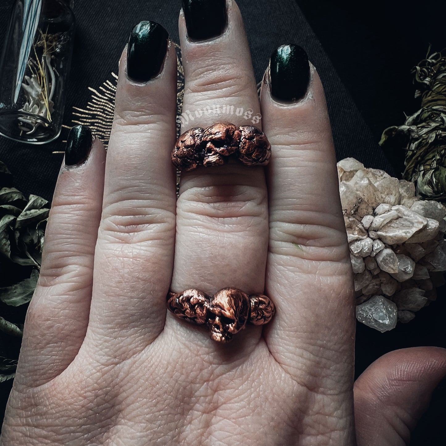 Winged Skull Ring
