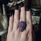 Purple Coffin Ring Size 10.5