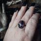 Chevron Amethyst Ring Size 10.5