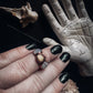 Tooth & Moonstone Ring