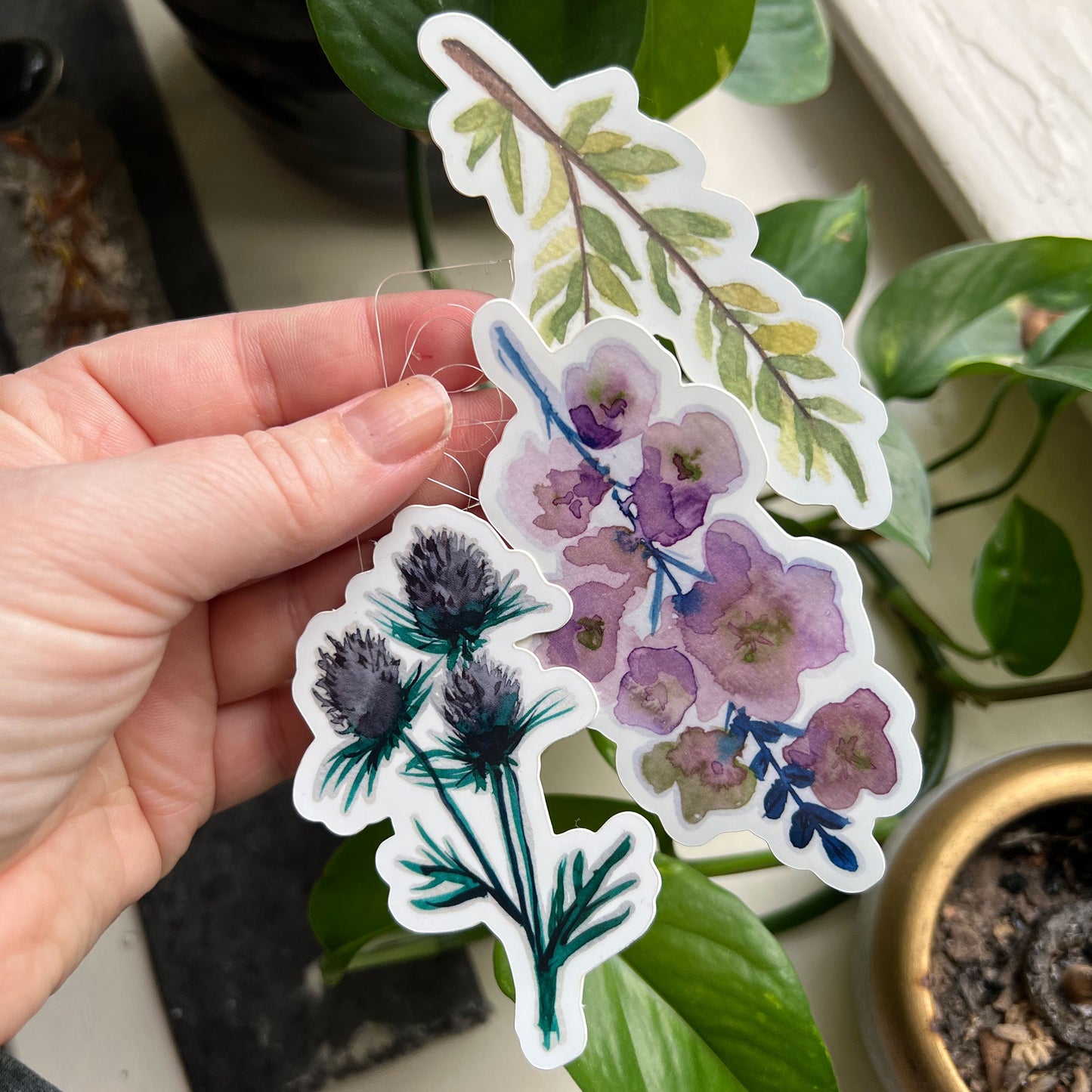 Watercolor Flora Sticker Pack