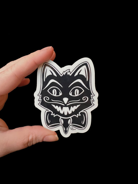 Halloween Cat Glow Sticker