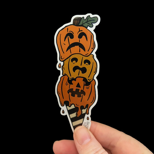 Pumpkin Ice Cream Sticker