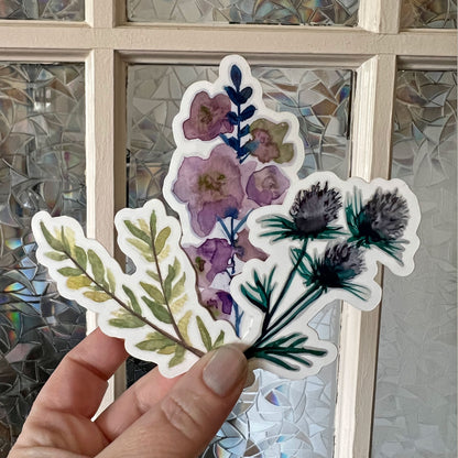 Watercolor Flora Sticker Pack